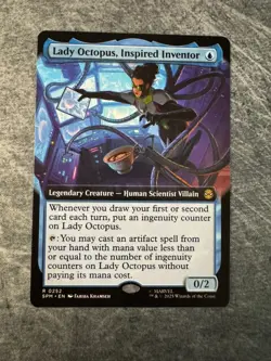Lady Octopus, Inspired Inventor (Extended Art) Marvel's Spider-Man Regular MTG - Image 1