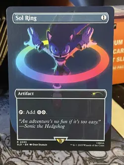 Sol Ring #2093 NM/M MTG Magic Secret Lair Sonic the Hedgehog Sega - Image 1