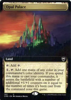 MTG Opal Palace (Extended Art) (707) | NM | Commander Legends {CMR} - Image 1