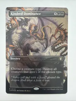 Kindred Dominance (Borderless) Commander Masters Foil - Image 1