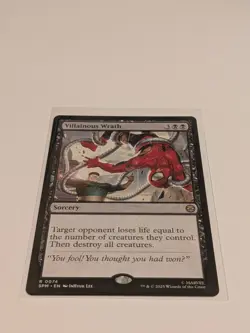 (4x) Villainous Wrath Rare: Spider-Man MTG (NM) - Image 1
