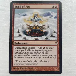 FOIL Braid of Fire ~ Coldsnap [ NearMint ] [ Magic MTG ] - Image 1