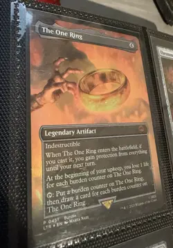 Magic the Gathering the One Ring (Borderless) Promo Foil - Image 1