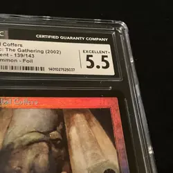 Cabal Coffers FOIL Torment LP EXCELLENT+ CGC (5037) Grade 5.5 Magic | MTG - Image 3