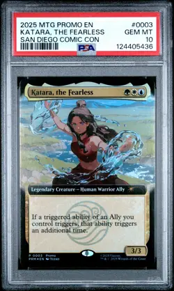 2025 MTG PROMOS SAN DIEGO COMIC CON 2025 #0003 KATARA, THE FEARLESS PSA 10 - Image 1