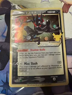 Pokemon TCG Greninja Gold Star SWSH144 Celebrations ETB Promo Sealed - Image 1
