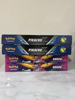 Pokemon TCG: 2x Hoopa V Box & 2x Pokemon Pikachu V box - New and Sealed - Image 2