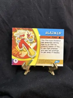 Topps Pokemon Advanced Challenge Non Holo Blaziken #9 Vintage - Image 2