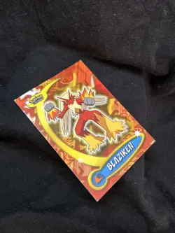 Topps Pokemon Advanced Challenge Non Holo Blaziken #9 Vintage - Image 3