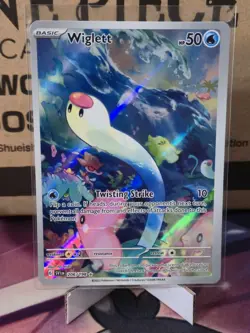 Wiglett 206/198 Full Art Holo NM SV01 Base Set Pokemon TCG - Image 1