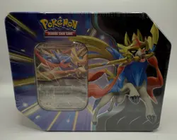 *Sealed Slashing Legends Tin Zacian Ex Pokemon* - Image 1