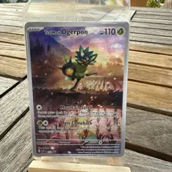 POKEMON TCG TEAL MASK OGERPON 123 PROMO TWILIGHT MASQUARADE SEALED - Image 1