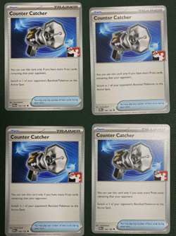 4x Counter Catcher Play! Pokemon Prize Pack Non Holo Playset Paradox Rift NM - Image 1