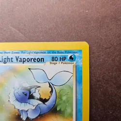 Pokemon TCG Light Vaporeon - Neo Destiny Unlimited 52/105 LP - Image 3