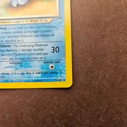Pokemon TCG Light Vaporeon - Neo Destiny Unlimited 52/105 LP - Image 5