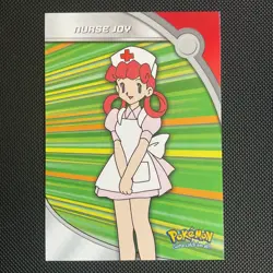 2000 Topps Pokemon Series 3 #HV16 Nurse Joy Blue Logo - Image 1