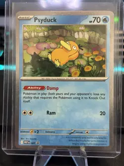 Psyduck 007 Black Star Promo Pokemon TCG Mega Evolution Near Mint - Image 1
