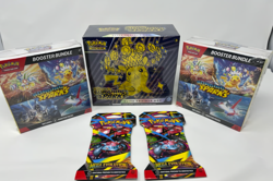 Lot of sealed Pokemon Surging Sparks ETB Booster Bundles Mega Evolution Boosters - Image 1