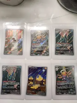 2025 Pokemon Mega Evolution Lot Of 6 Illustration Rare Cards - Image 1