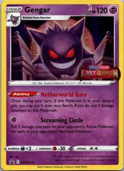 Gengar - (Prerelease) Promo SWSH: Sword & Shield Promo Cards SWSH241 NM - Image 1