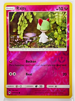 Ralts 139/214 Reverse Holo Pokemon Card 2018 Lost Thunder - Image 1