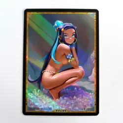 NESSA Waifu Anime Card LIMITED 1/1 Custom TCG Holo Goddess Story ACG T11284 - Image 1