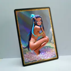 NESSA Waifu Anime Card LIMITED 1/1 Custom TCG Holo Goddess Story ACG T11284 - Image 2