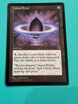 Lot of 5 cards Lotus Petal, Contamination, Dust Bowl, Living Death, Armageddon - Image 1