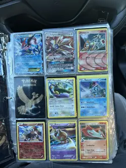 Pokemon Variety Binder With Older Some Older Cards From The 90s - Image 3