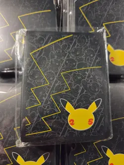 Pokemon 25th anniversary Pikachu Black Card sleeves Lot Of 5 Packs - Image 2
