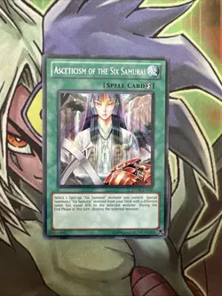 STOR-EN050 Asceticism Of The Six Samurai Rare Unlimited Edition NM Yugioh Card - Image 1