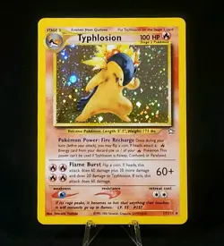 Typhlosion Rare Holofoil Pokemon Card with Holo 2000 Neo Genesis 17/111 NM CARD! - Image 2