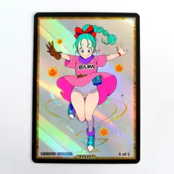 BULMA Waifu Anime Card LIMITED 1/1 Custom TCG Holo Goddess Story ACG T11217 - Image 1