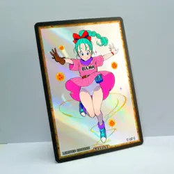 BULMA Waifu Anime Card LIMITED 1/1 Custom TCG Holo Goddess Story ACG T11217 - Image 2