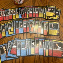 Raw Deal Lot Over 200 Cards. Torrie, Hulk hogan, The Rock + Slam Attack Cards - Image 1