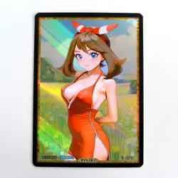 MAY Waifu Anime Card LIMITED 1/1 Custom TCG Holo Goddess Story ACG T11267 - Image 1