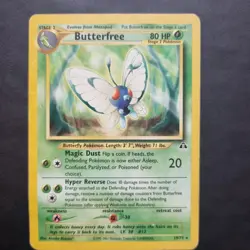 Pokemon Card Butterfree 19/75 Neo Discovery WOTC Rare Non Holo WOTC - Image 1