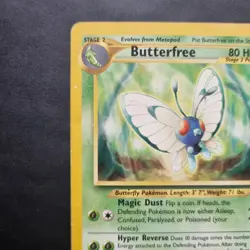Pokemon Card Butterfree 19/75 Neo Discovery WOTC Rare Non Holo WOTC - Image 4