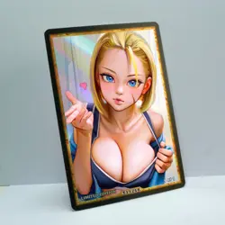 CAMMY WHITE Waifu Anime Card LIMITED 1/1 Custom TCG Holo T11218 - Image 2