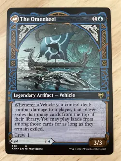 MTG Cosima God of the Voyage / The Omenkeel Showcase Regular Rare Kaldheim NM/M - Image 2