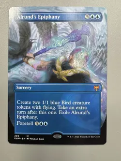 Alrund's Epiphany (Borderless) | #295 | Mythic | NM | Kaldheim - Image 1