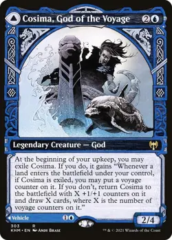 Cosima, God of the Voyage (Showcase) - Kaldheim (KHM) MTG NM - Image 1