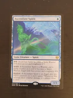 3x MTG Ascendant Spirit Kaldheim 043/285 Regular Rare - Image 1