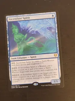 3x MTG Ascendant Spirit Kaldheim 043/285 Regular Rare - Image 3