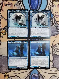 4x Cosima, God of Voyage (2 are Showcase) - NM/M Kaldheim KHM MTG Magic - Image 1