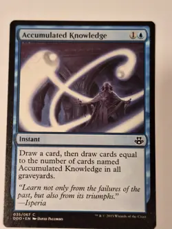 Accumulated Knowledge - Duel Decks: Elspeth vs Kiora - Magic the Gathering MTG - Image 1