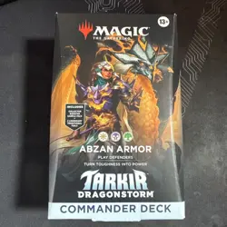 TARKIR DRAGONSTORM - COMMANDER DECK - ABZAN ARMOR - MTG MAGIC THE GATHERING - Image 1
