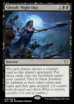 Ghouls' Night Out x4 - Commander: Innistrad: Midnight Hunt - NM-Mint, English - - Image 1