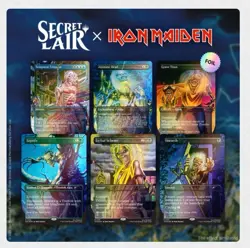🎸 MTG Secret Lair PRESALE Iron Maiden: Album Art ✨ FOIL ✨Set🤘💀 - Image 1