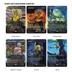 🎸 MTG Secret Lair PRESALE Iron Maiden: Album Art ✨ FOIL ✨Set🤘💀 - Image 2